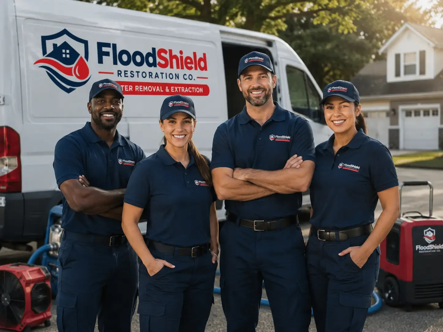 Flood Damage Restoration company in Ashley, OH
