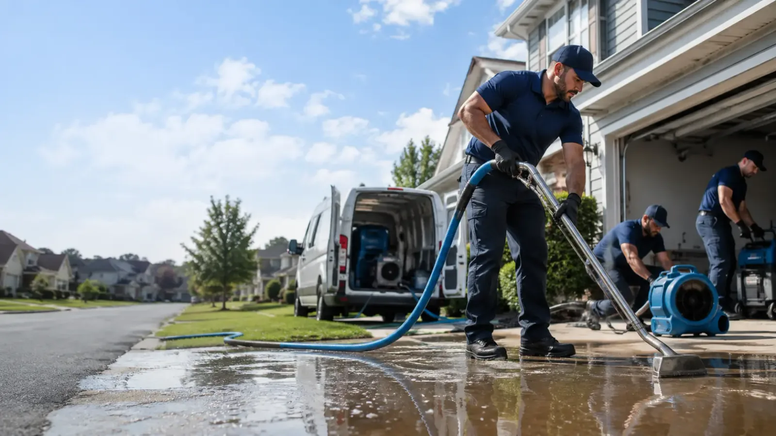 Flood Damage Restoration in Ashley, OH